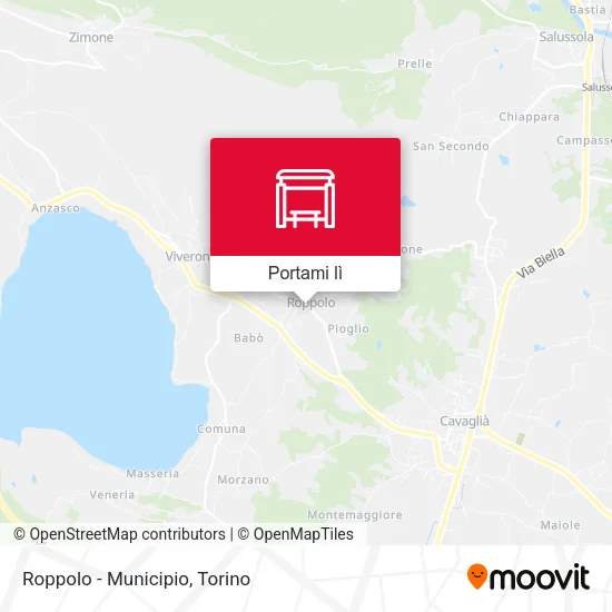 Mappa Roppolo - Municipio