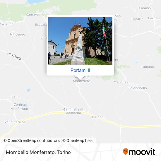 Mappa Mombello Monferrato