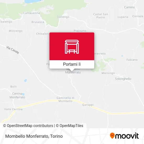 Mappa Mombello Monferrato