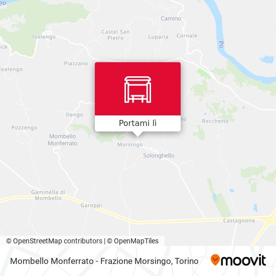 Mappa Mombello Monferrato - Frazione Morsingo