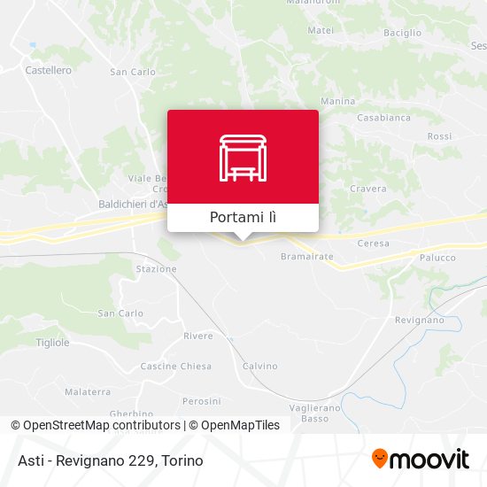 Mappa Asti - Revignano 229