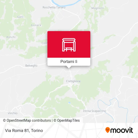 Mappa Via Roma 81