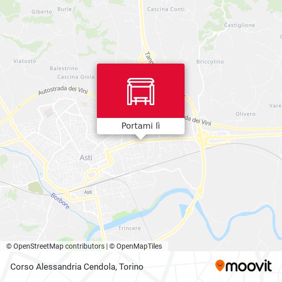Mappa Corso Alessandria Cendola