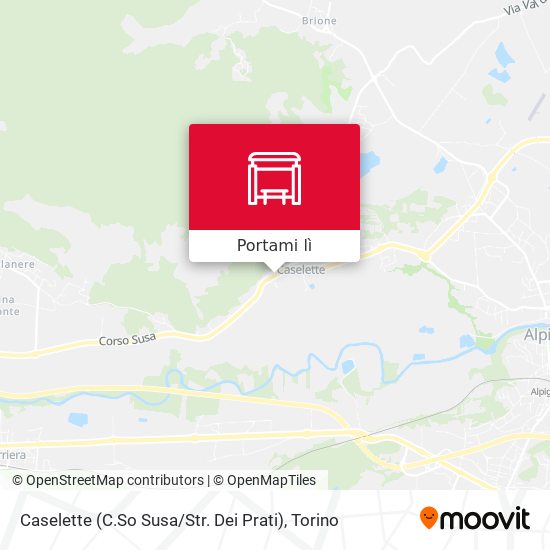 Mappa Caselette (C.So Susa / Str. Dei Prati)
