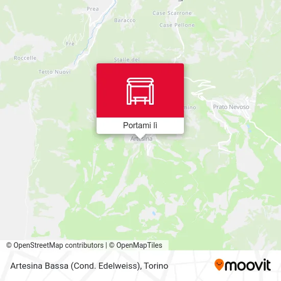 Mappa Artesina Bassa (Cond. Edelweiss)