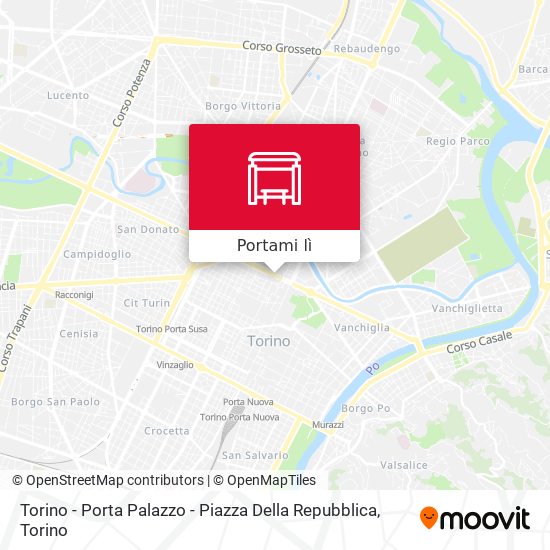 Mappa Torino - Porta Palazzo - Piazza Della Repubblica