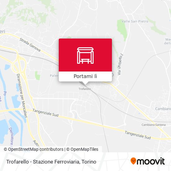 Mappa Trofarello - Stazione Ferroviaria
