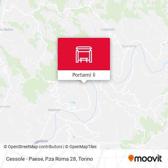 Mappa Cessole - Paese, P.za Roma 28