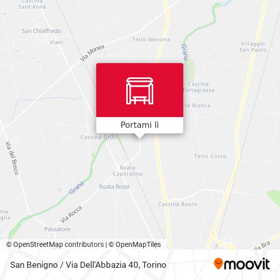 Mappa San Benigno / Via Dell'Abbazia 40