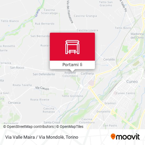 Mappa Via Valle Maira / Via Mondolè