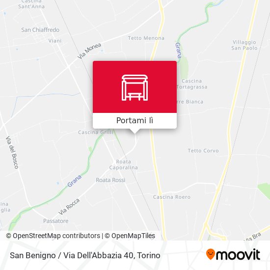 Mappa San Benigno / Via Dell'Abbazia 40