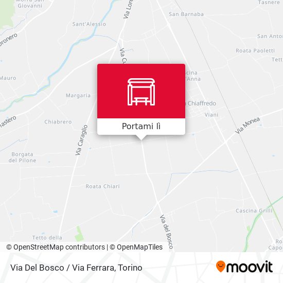 Mappa Via Del Bosco / Via Ferrara