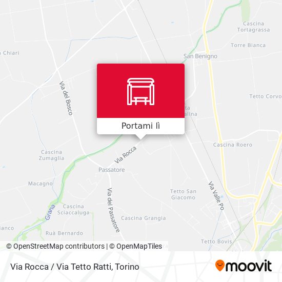 Mappa Via Rocca / Via Tetto Ratti