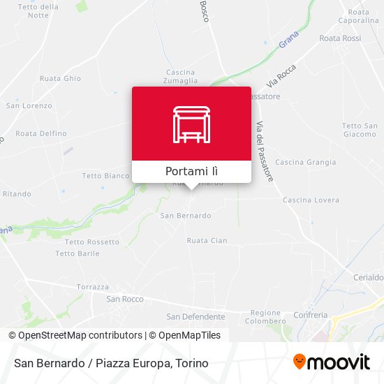 Mappa San Bernardo / Piazza Europa