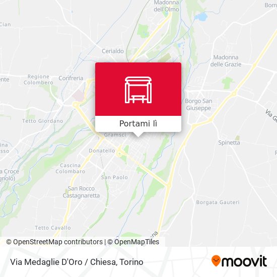 Mappa Via Medaglie D'Oro / Chiesa