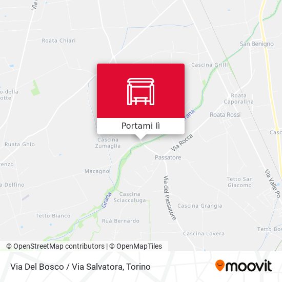 Mappa Via Del Bosco / Via Salvatora