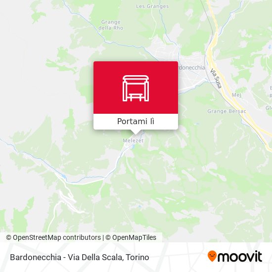 Mappa Bardonecchia - Via Della Scala