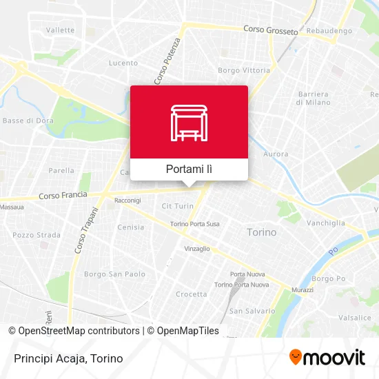 Mappa Principi Acaja