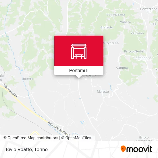Mappa Bivio Roatto