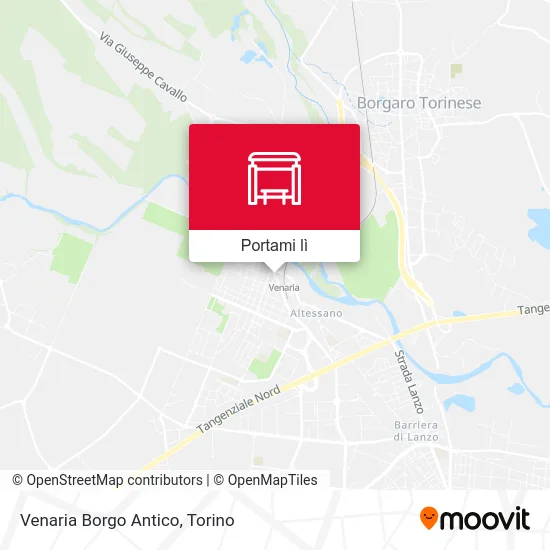 Mappa Venaria Borgo Antico