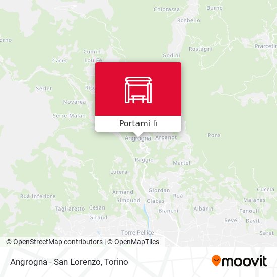 Mappa Angrogna - San Lorenzo