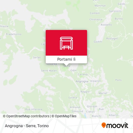 Mappa Angrogna - Serre