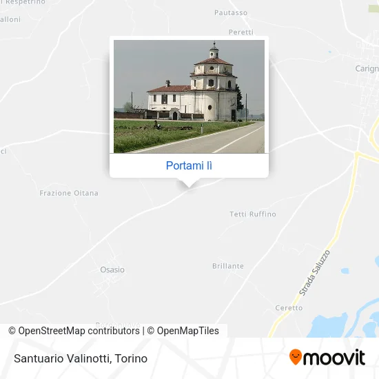 Mappa Santuario Valinotti