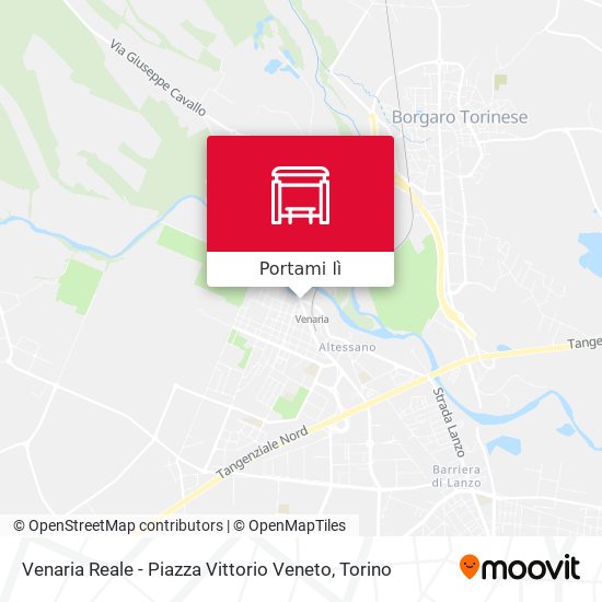 Mappa Venaria Reale - Piazza Vittorio Veneto