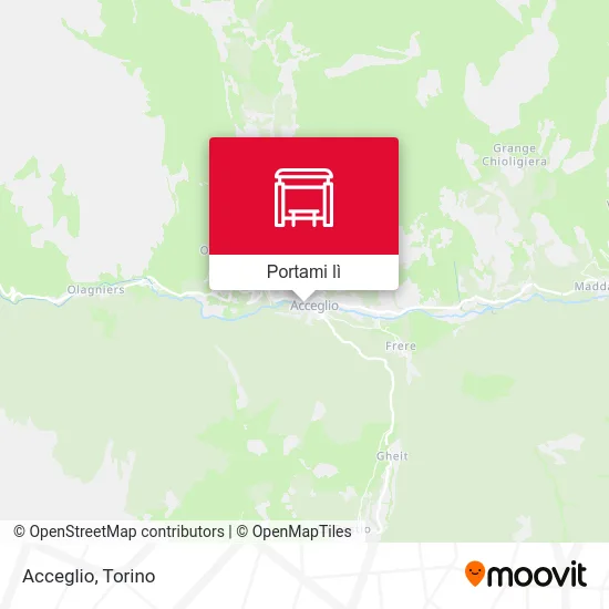 Mappa Acceglio