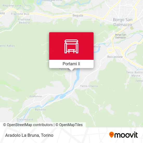 Mappa Aradolo La Bruna