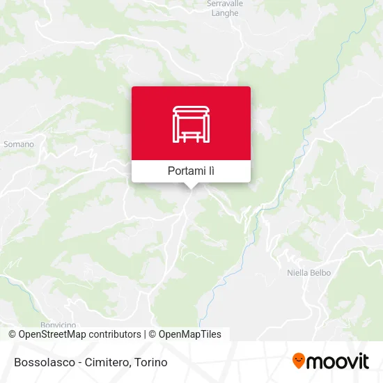 Mappa Bossolasco - Cimitero
