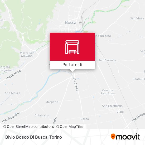 Mappa Bivio Bosco Di Busca