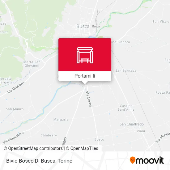 Mappa Bivio Bosco Di Busca