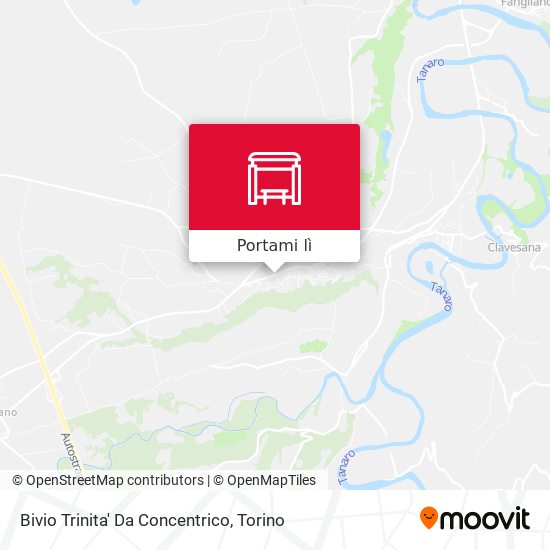 Mappa Bivio Trinita' Da Concentrico