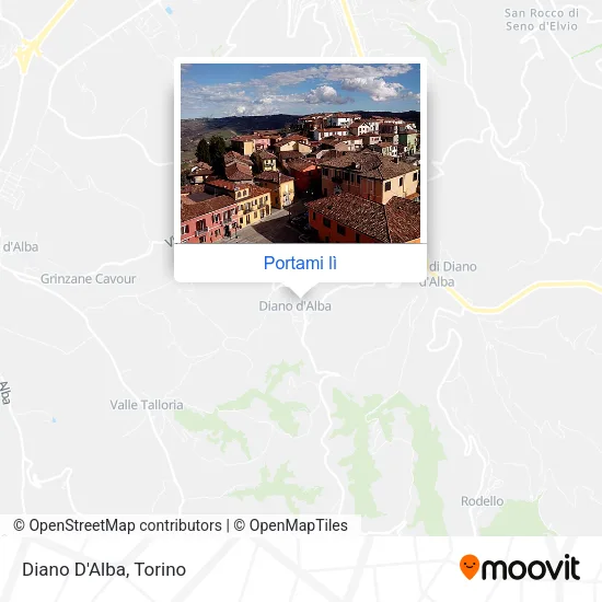 Mappa Diano D'Alba