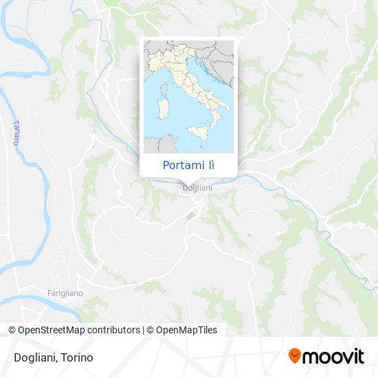 Mappa Dogliani