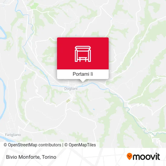 Mappa Bivio Monforte