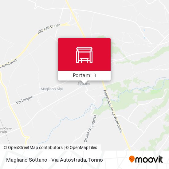 Mappa Magliano Sottano - Via Autostrada