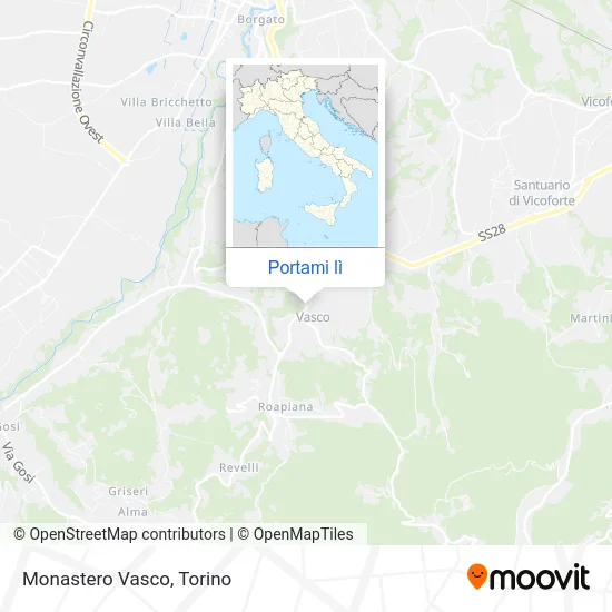 Mappa Monastero Vasco