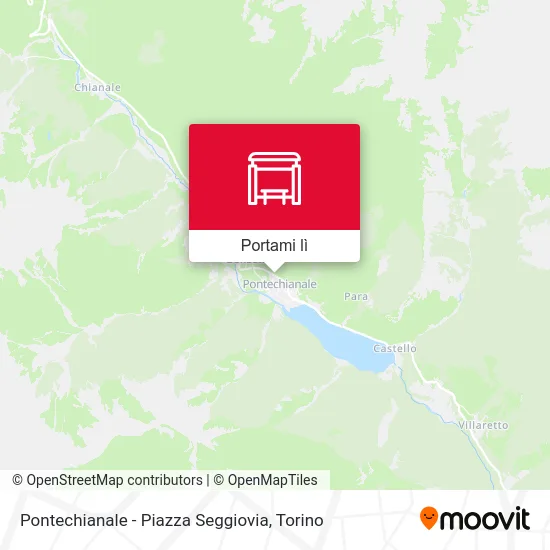 Mappa Pontechianale - Piazza Seggiovia