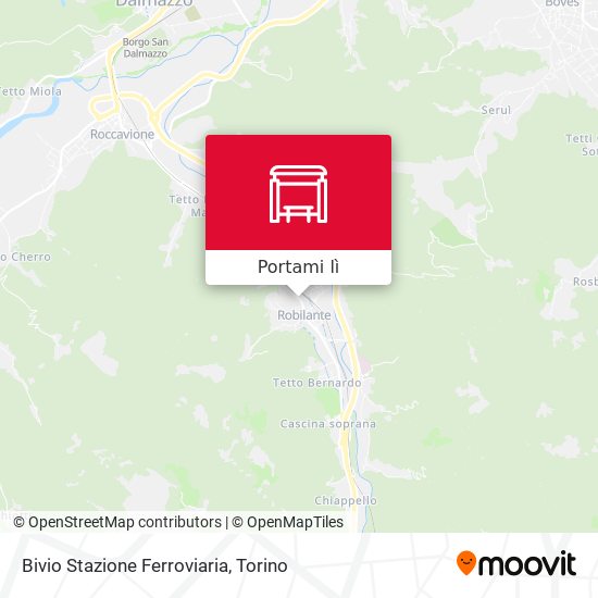 Mappa Bivio Stazione Ferroviaria