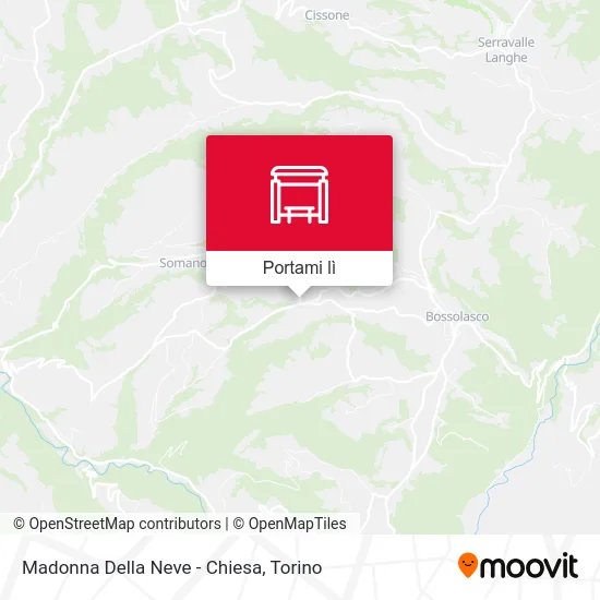 Mappa Madonna Della Neve - Chiesa
