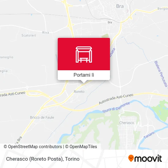 Mappa Cherasco (Roreto Posta)