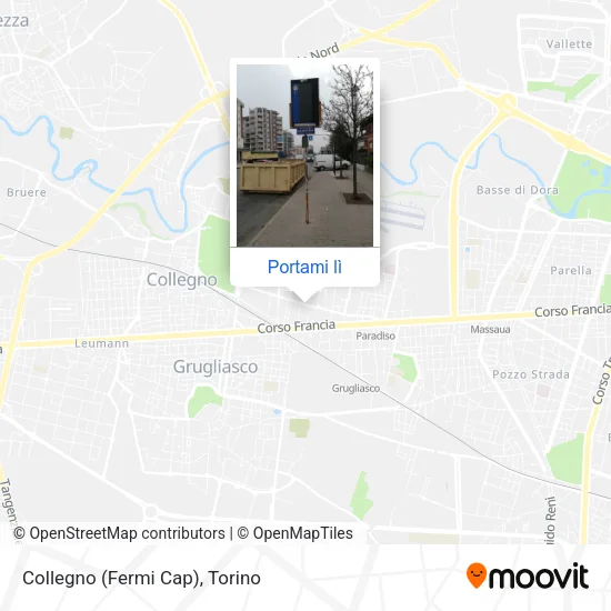 Mappa Collegno (Fermi Cap)