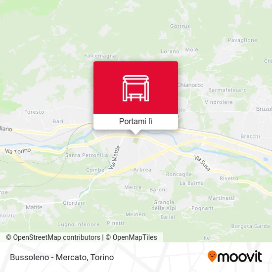 Mappa Bussoleno - Mercato