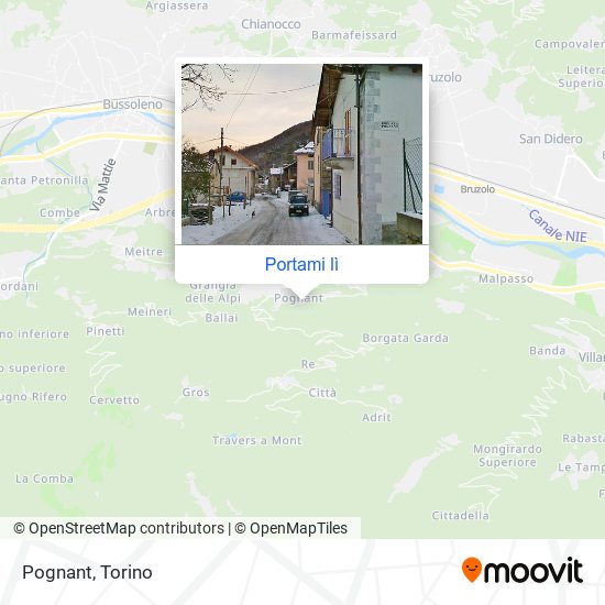 Mappa Pognant