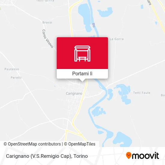 Mappa Carignano (V.S.Remigio Cap)
