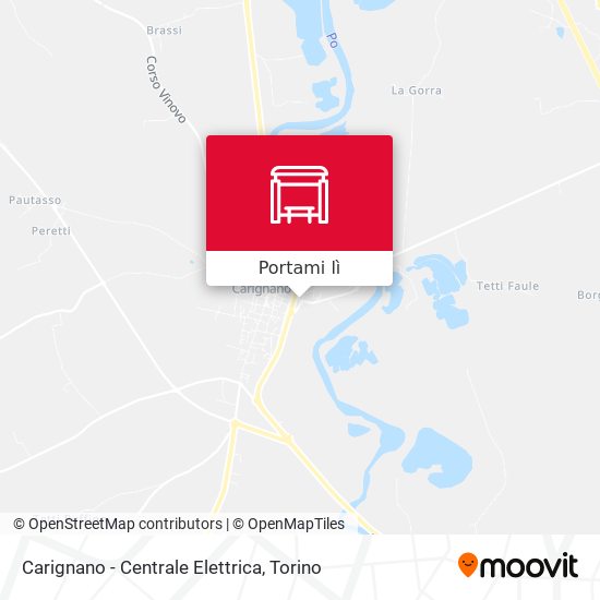 Mappa Carignano - Centrale Elettrica