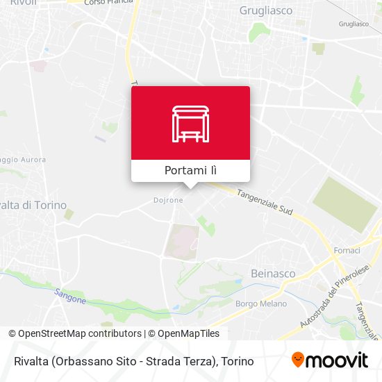 Mappa Rivalta (Orbassano Sito - Strada Terza)