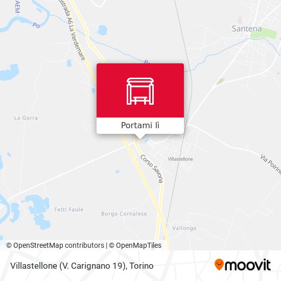 Mappa Villastellone (V. Carignano 19)